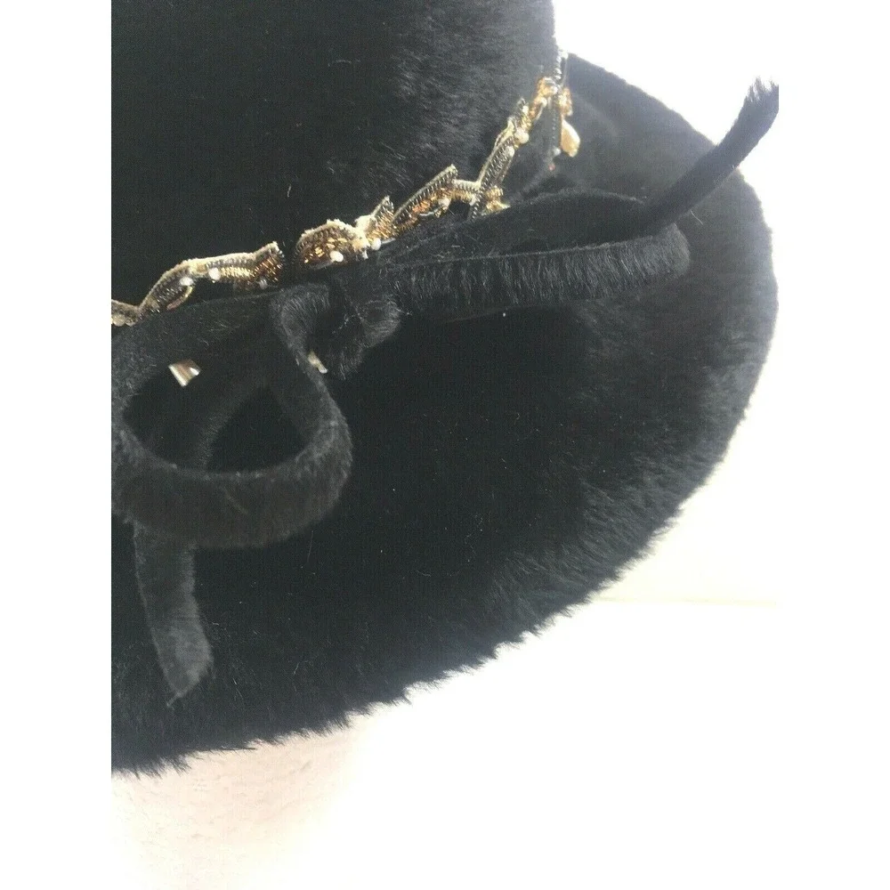 Vintage Coralie Women's Fur Hat Union Made 16010 USA Imported‎ Italy